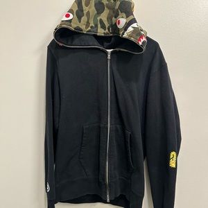 Black bape hoodie